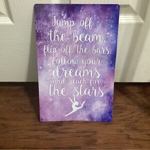 Purple Inspirational Wall Decor